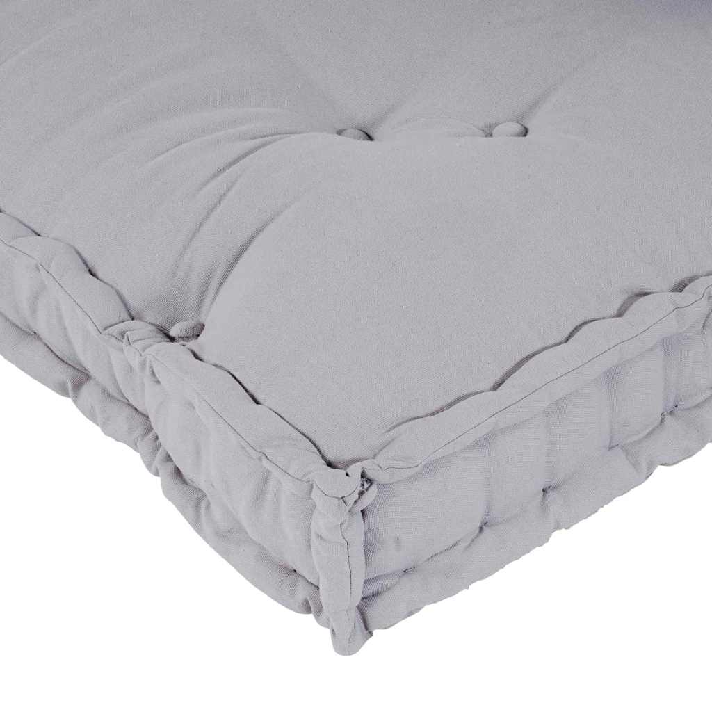 Palle Sofa Pude 2 stk. Stof Grå 120 x 80 x 38 cm