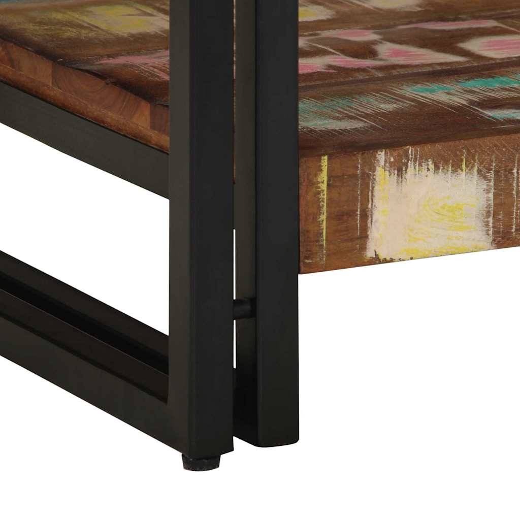 Sofabord Flerfarvet 40 x 40 x 38 cm Solid genbrugs træ