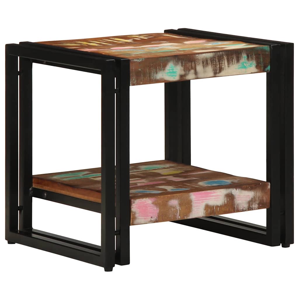 Sofabord Flerfarvet 40 x 40 x 38 cm Solid genbrugs træ