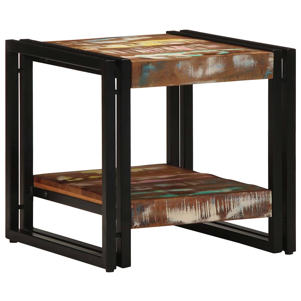 Sofabord Flerfarvet 40 x 40 x 38 cm Solid genbrugs træ