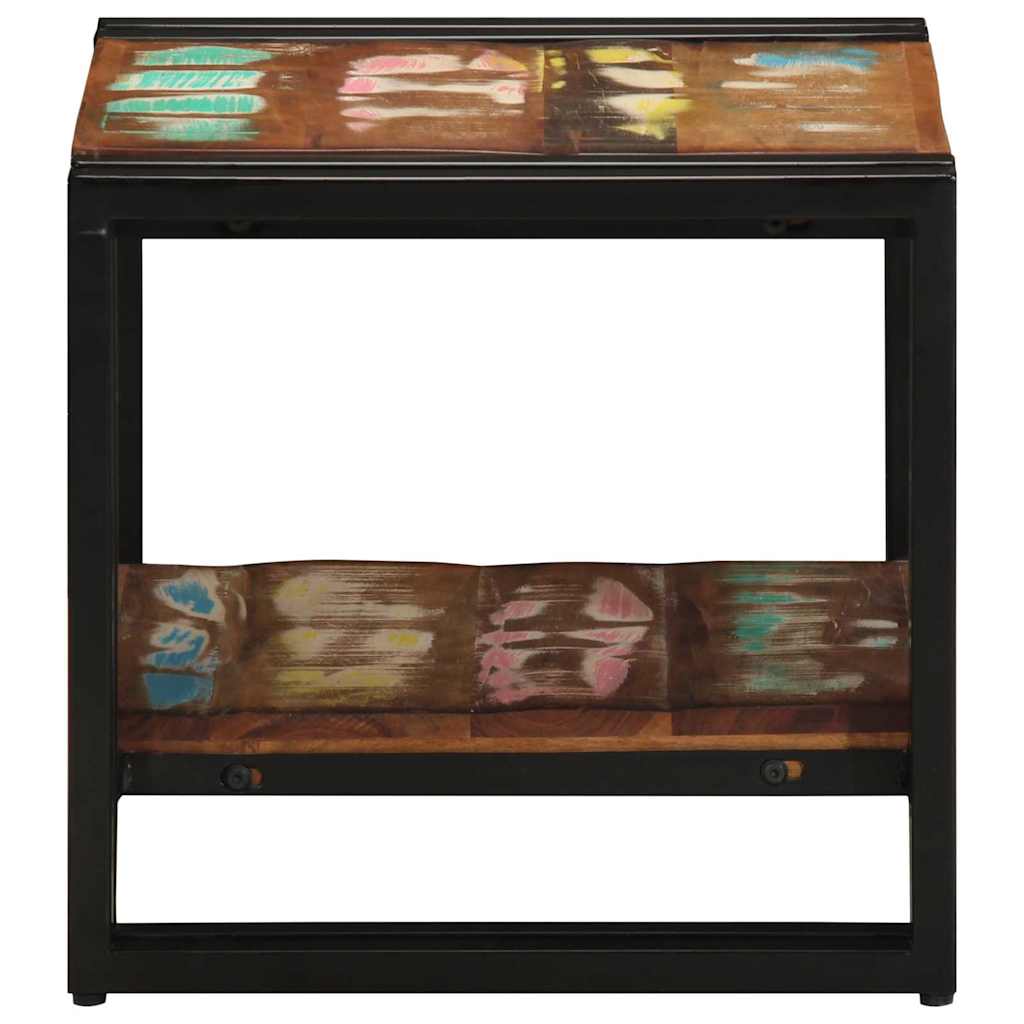 Sofabord Flerfarvet 40 x 40 x 38 cm Solid genbrugs træ