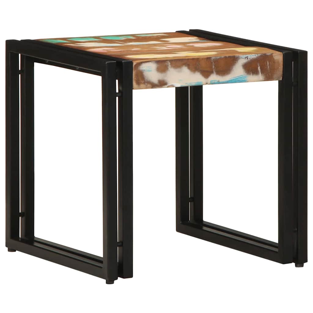 Sofabord Flerfarvet 40 x 40 x 38 cm Solid genbrugs træ
