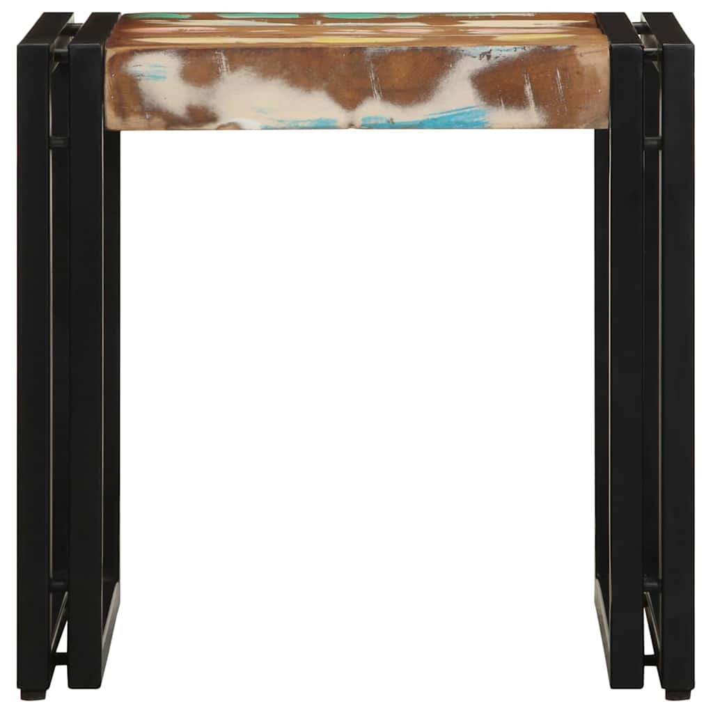 Sofabord Flerfarvet 40 x 40 x 38 cm Solid genbrugs træ