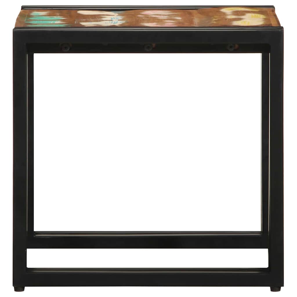 Sofabord Flerfarvet 40 x 40 x 38 cm Solid genbrugs træ