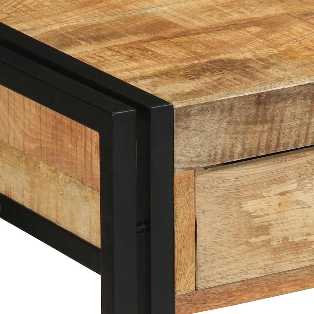 Konsolbord med skuffe Brun 120 x 33 x 75 cm Massivt mangotræ