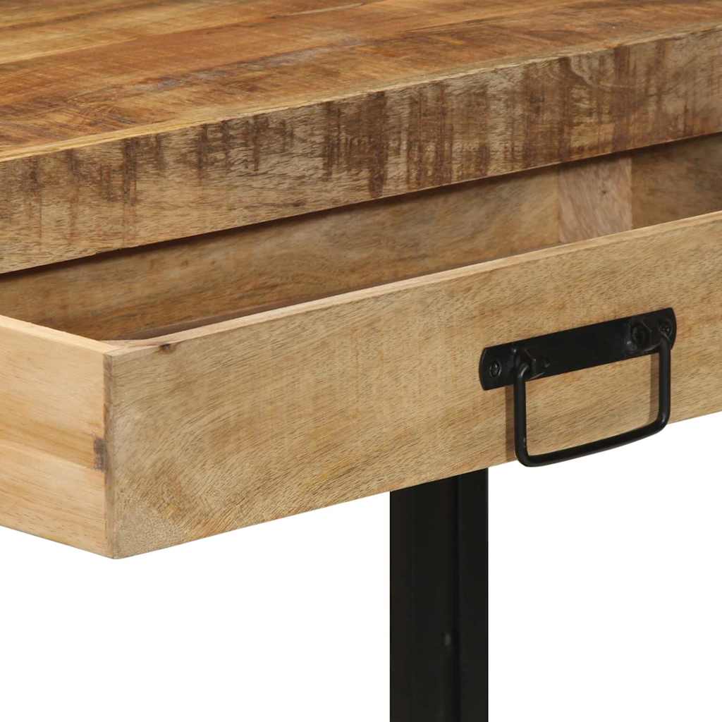 Konsolbord med skuffe Brun 120 x 33 x 75 cm Massivt mangotræ