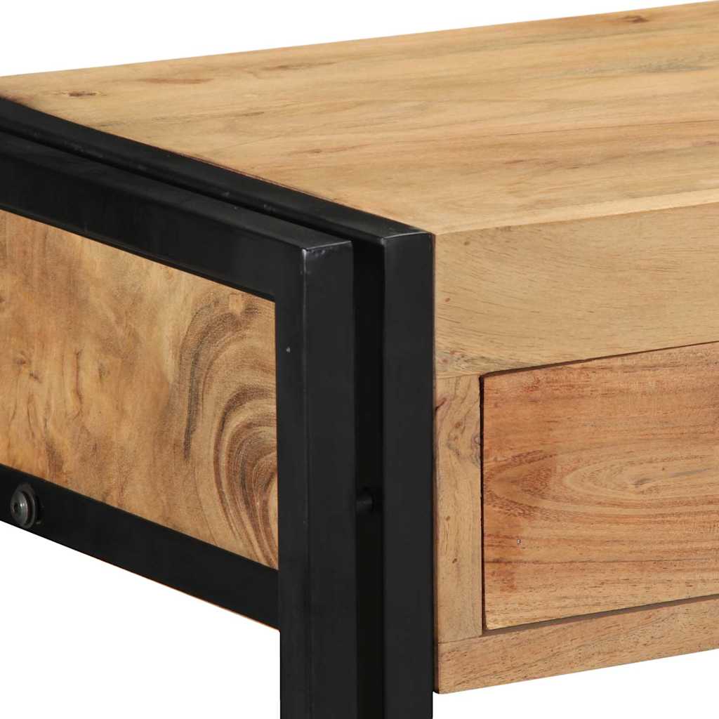 Konsolbord med skuffe Brun 90 x 33 x 75 cm Massivt Akacietræ