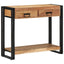Konsolbord med skuffe Brun 90 x 33 x 75 cm Massivt Akacietræ