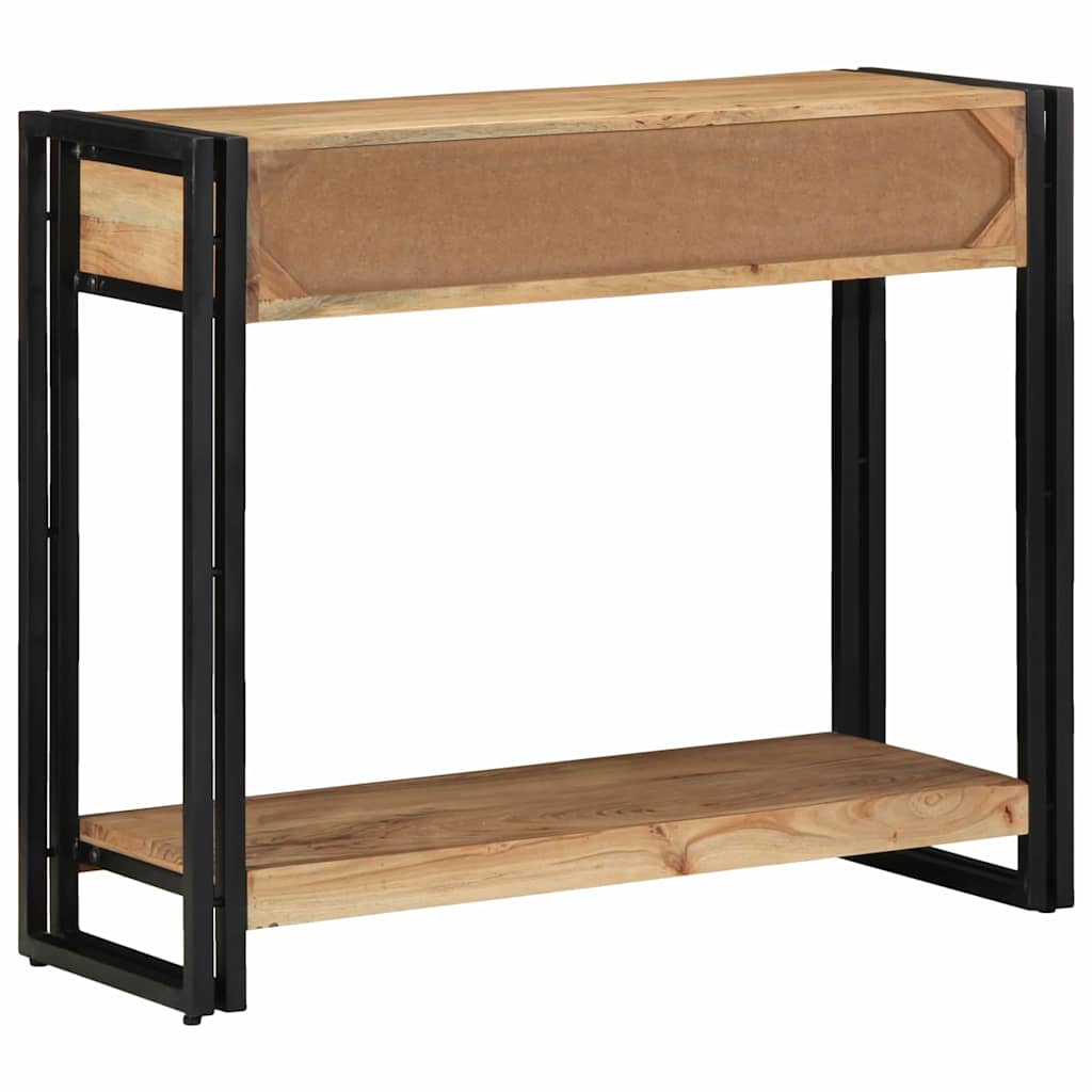 Konsolbord med skuffe Brun 90 x 33 x 75 cm Massivt Akacietræ
