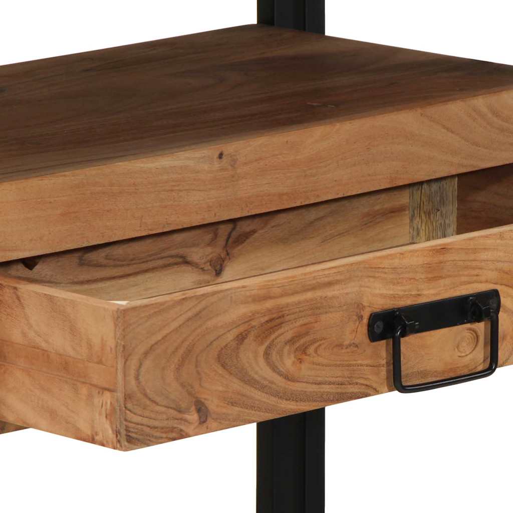 Konsolbord med skuffe Brun 120 x 33 x 75 cm Massivt Akacietræ