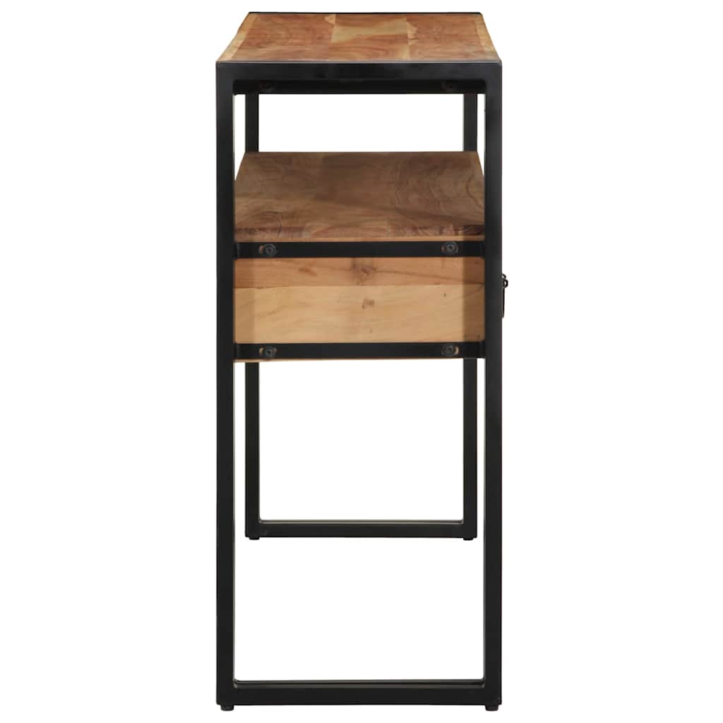 Konsolbord med skuffe Brun 120 x 33 x 75 cm Massivt Akacietræ