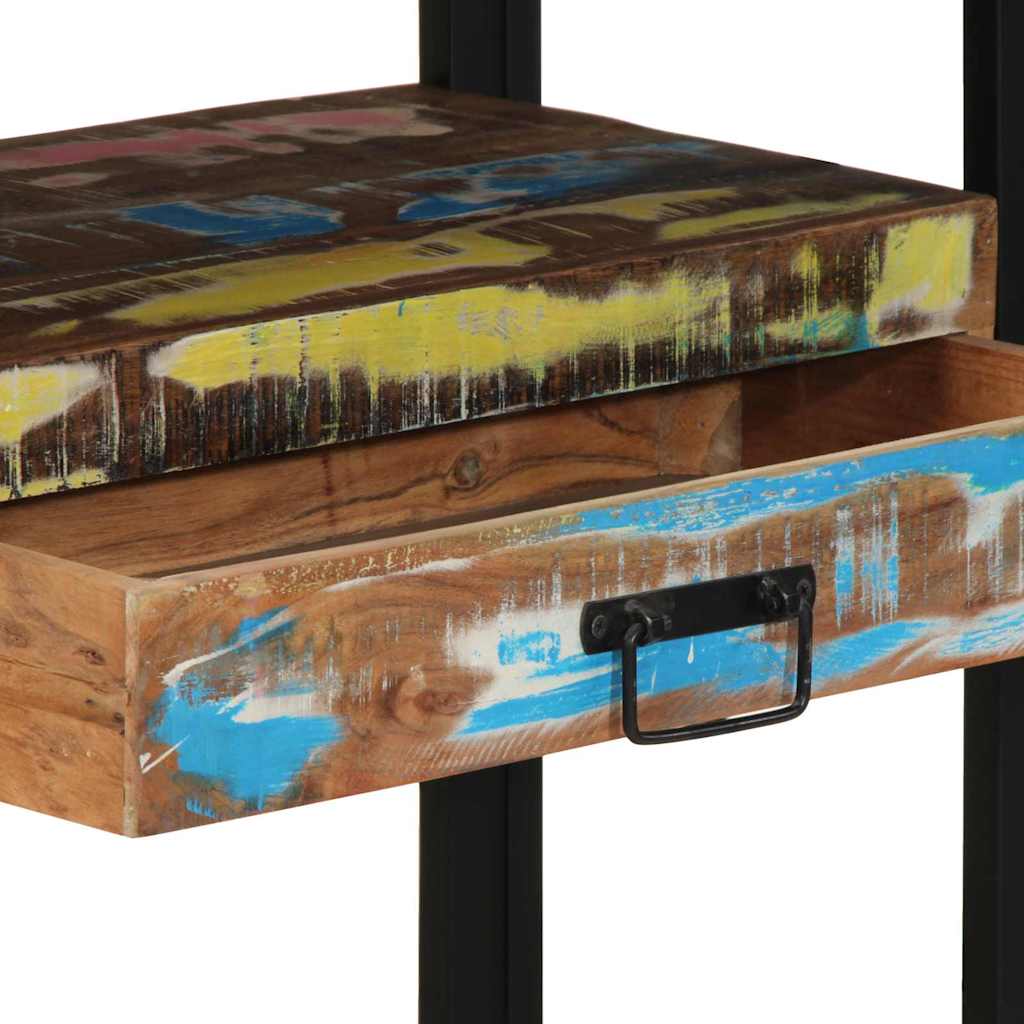 Konsolbord Flerfarvet 120 x 33 x 75 cm Solid genbrugs træ