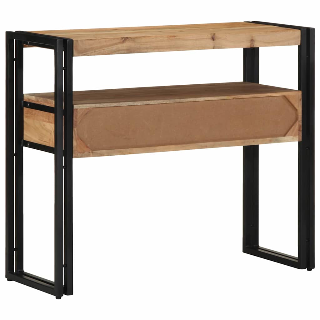 Konsolbord med skuffe Brun 90 x 33 x 75 cm Massivt Akacietræ