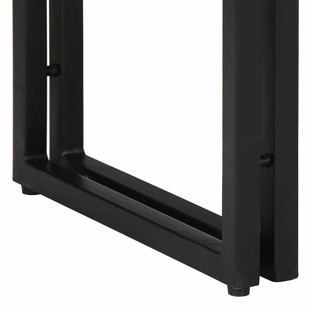 Konsolbord Flerfarvet 90 x 33 x 75 cm Solid genbrugs træ