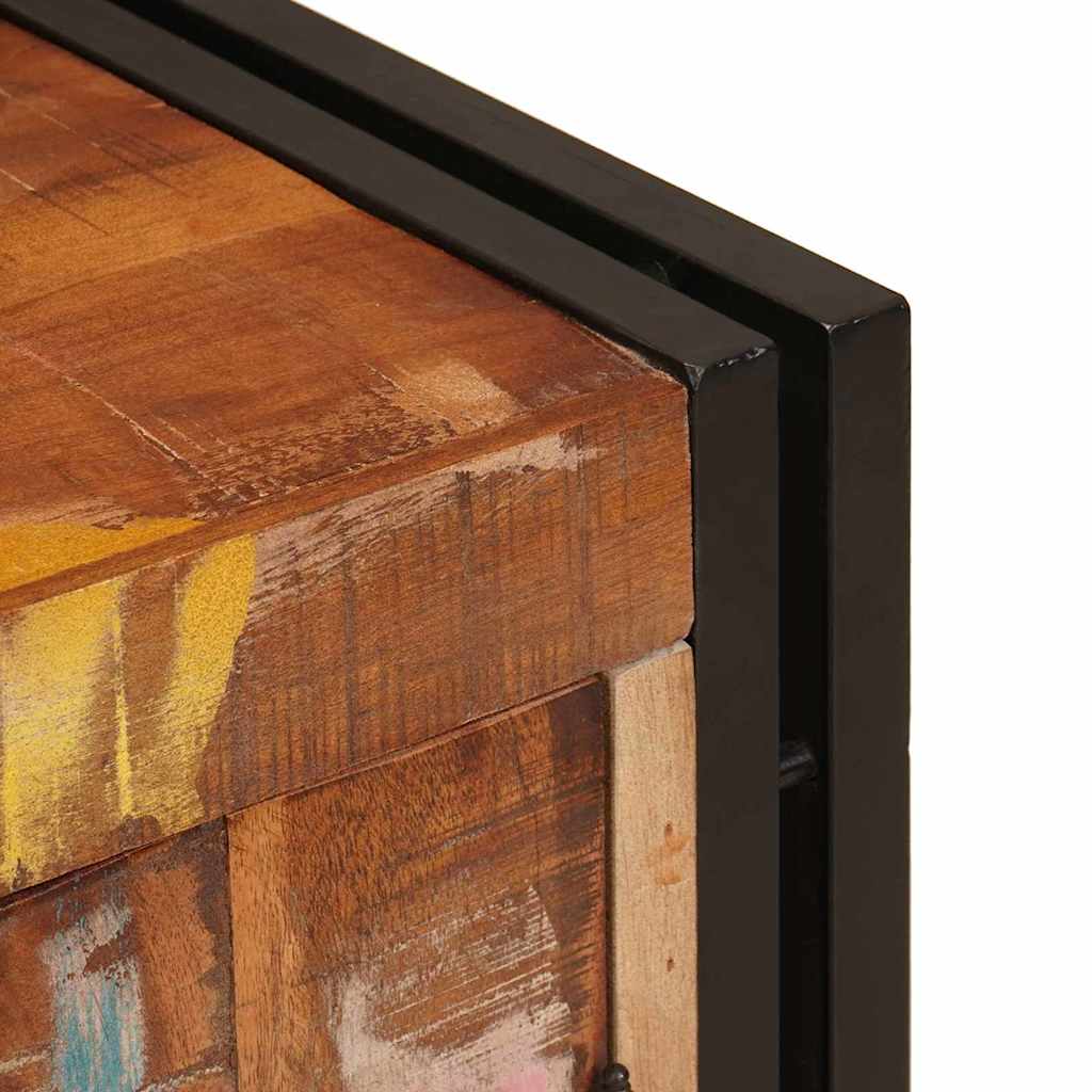 Natskab Flerfarvet 66 x 35 x 76 cm Massivt genanvendt træ