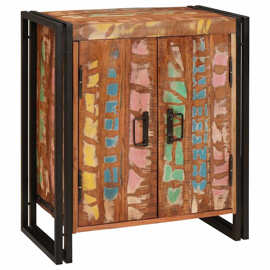 Natskab Flerfarvet 66 x 35 x 76 cm Massivt genanvendt træ