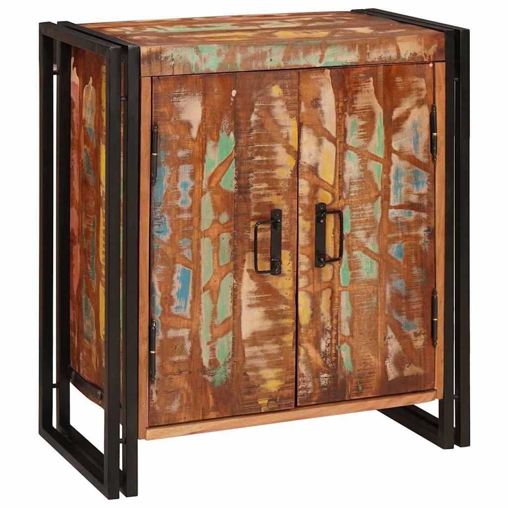 Natskab Flerfarvet 66 x 35 x 76 cm Massivt genanvendt træ