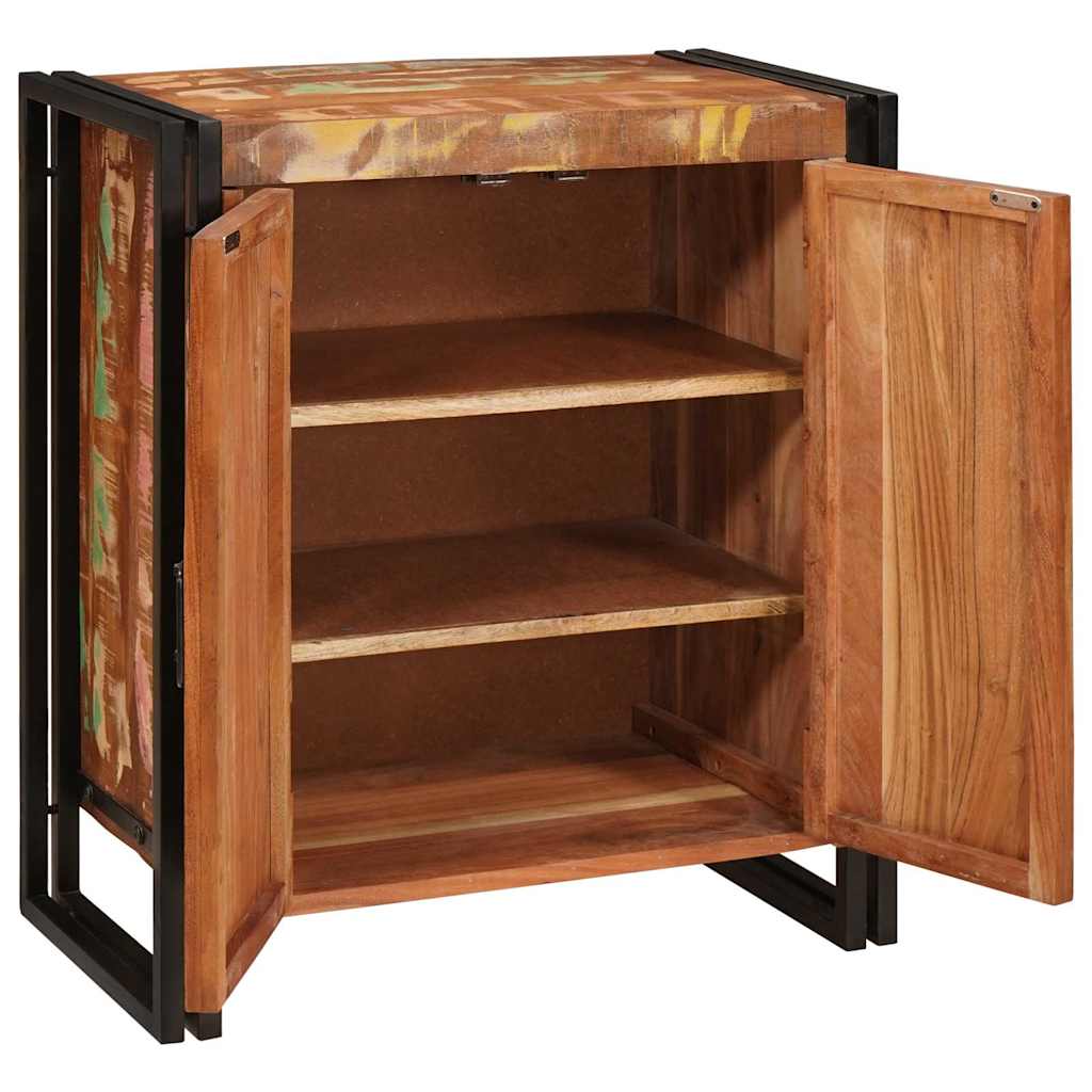 Natskab Flerfarvet 66 x 35 x 76 cm Massivt genanvendt træ