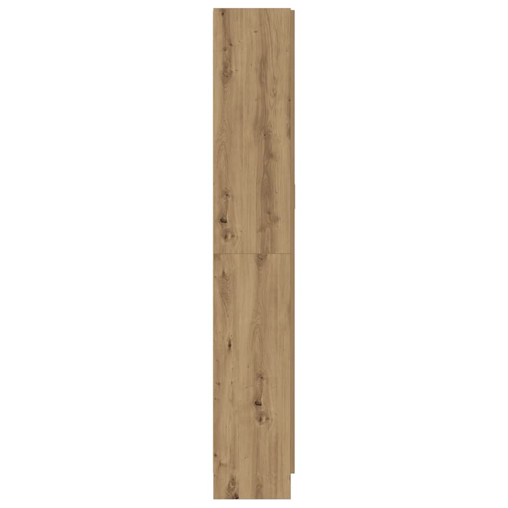 skab 82,5x30,5x185 cm konstrueret træ kunsteg