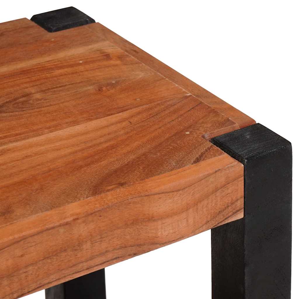 Bogreol 6 niveauer 3 stk. 50 x 30 x 110 cm Massivt Akacietræ