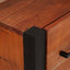 Sideboard 3 stk. Brun 110 x 30 x 75 cm Massivt Akacietræ