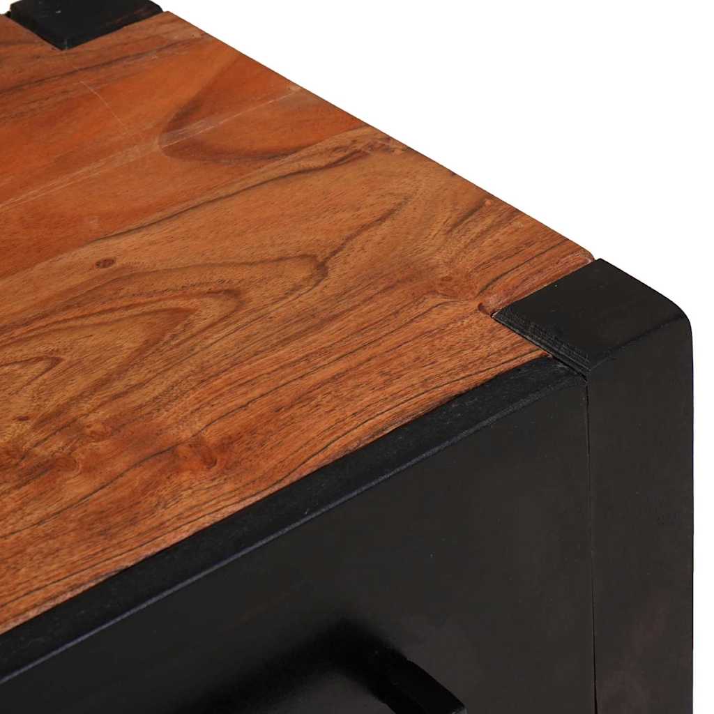 Sideboard med skuffe Brun 55 x 30 x 75 cm Massivt Akacietræ