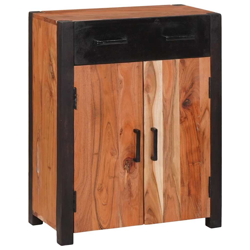 Sideboard med skuffe Brun 55 x 30 x 75 cm Massivt Akacietræ