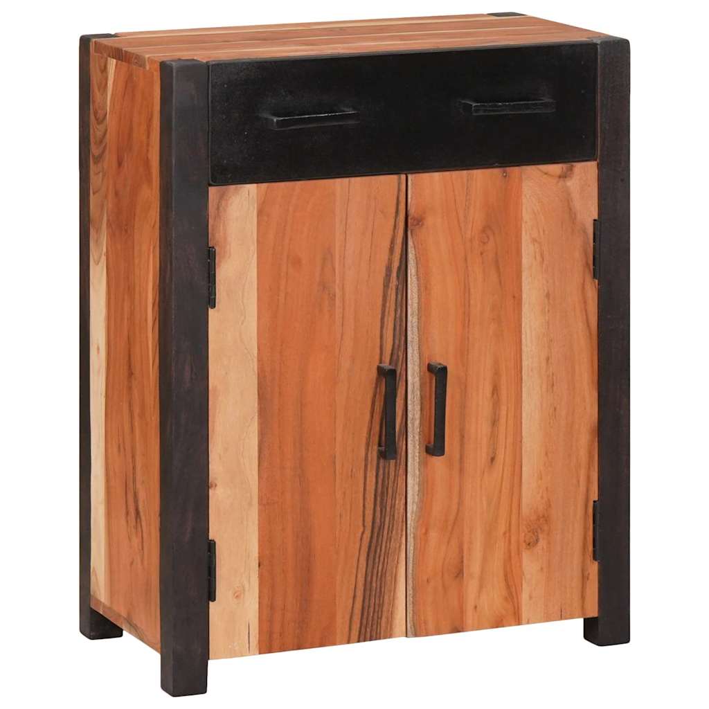 Sideboard med skuffe Brun 55 x 30 x 75 cm Massivt Akacietræ