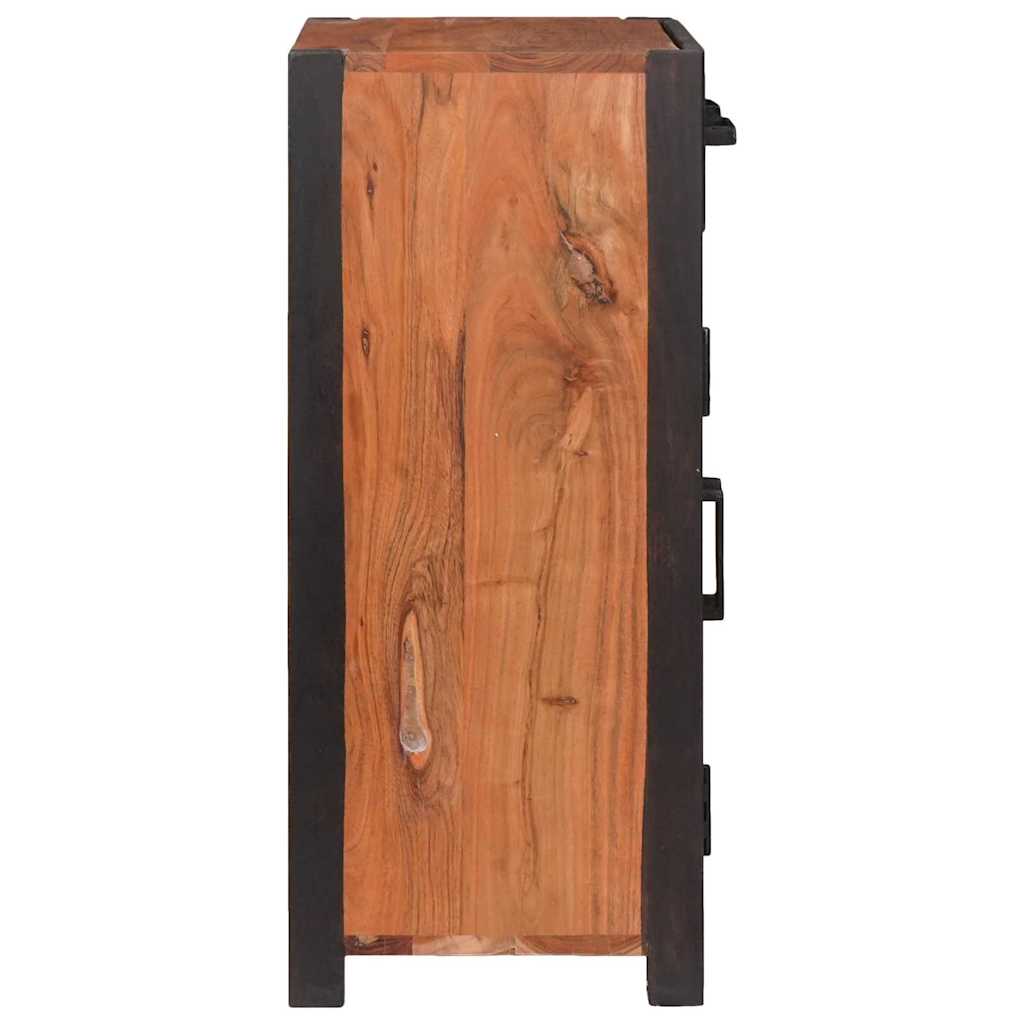 Sideboard med skuffe Brun 55 x 30 x 75 cm Massivt Akacietræ