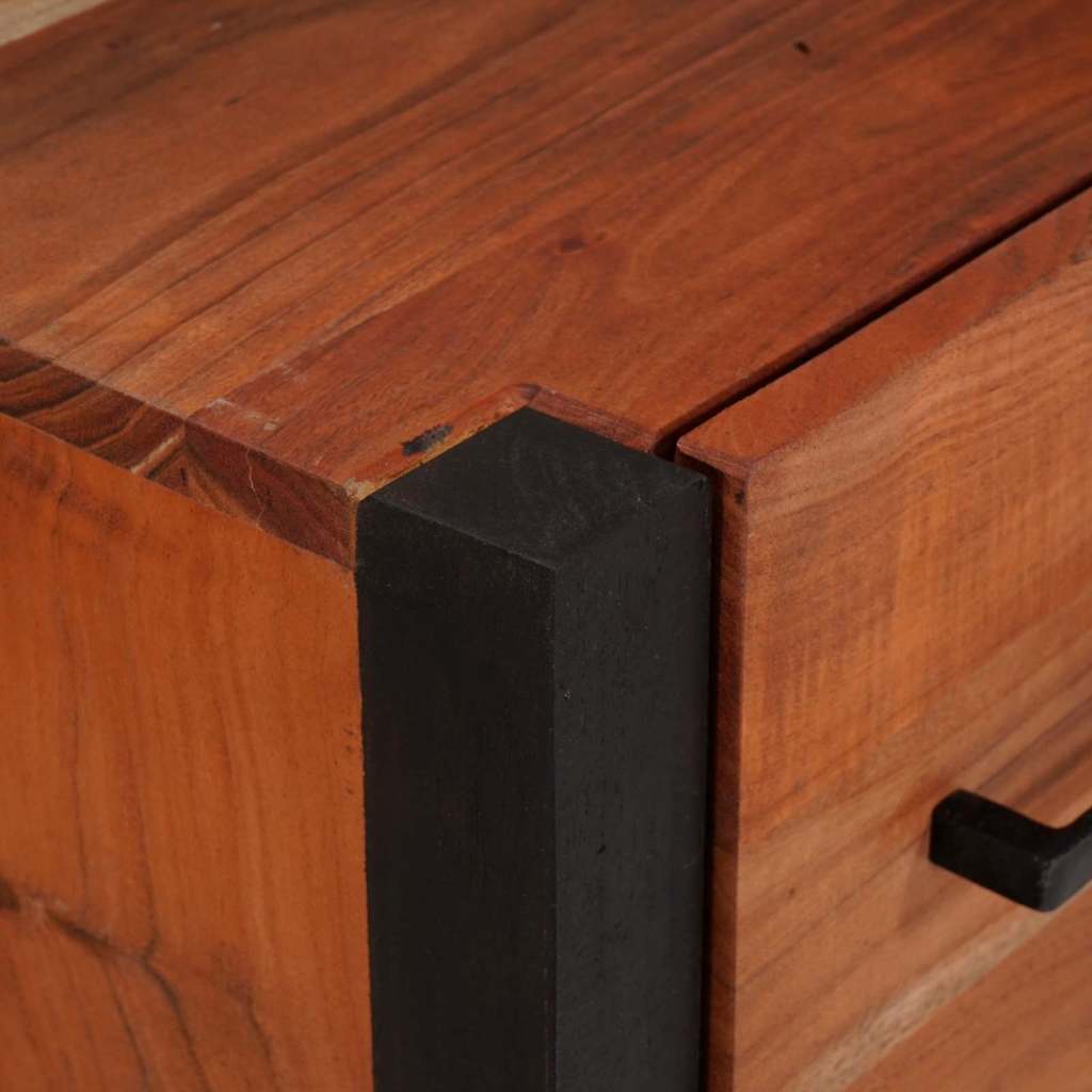 Sideboard med skuffe Brun 55 x 30 x 75 cm Massivt Akacietræ