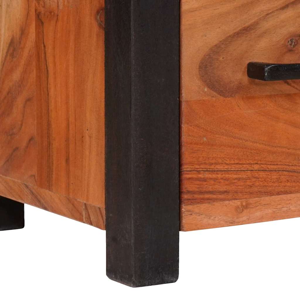 Sideboard med skuffe Brun 55 x 30 x 75 cm Massivt Akacietræ