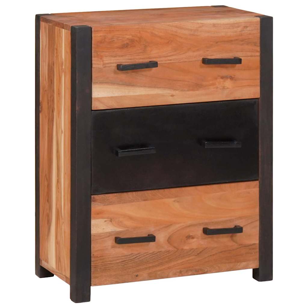 Sideboard med skuffe Brun 55 x 30 x 75 cm Massivt Akacietræ