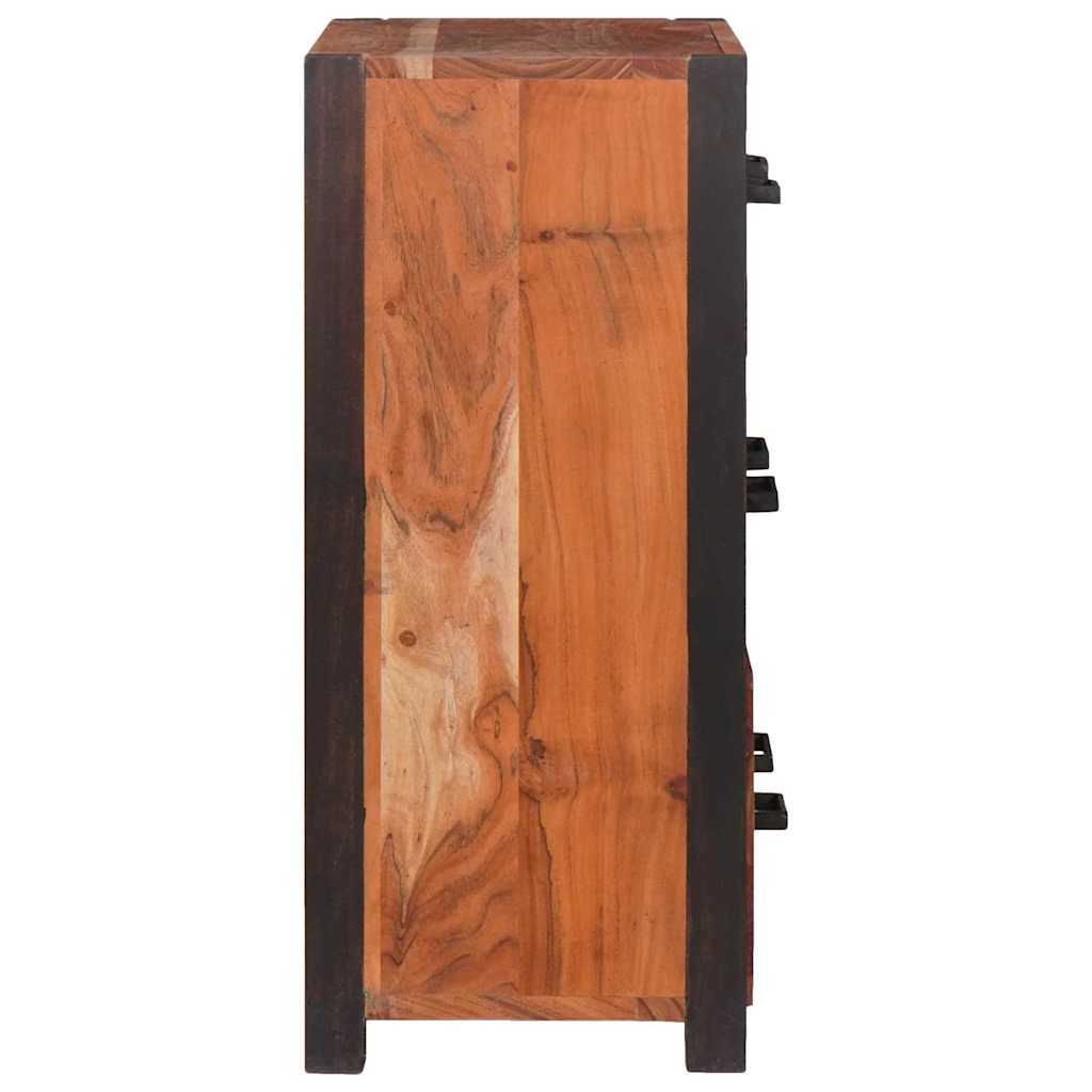 Sideboard med skuffe Brun 55 x 30 x 75 cm Massivt Akacietræ
