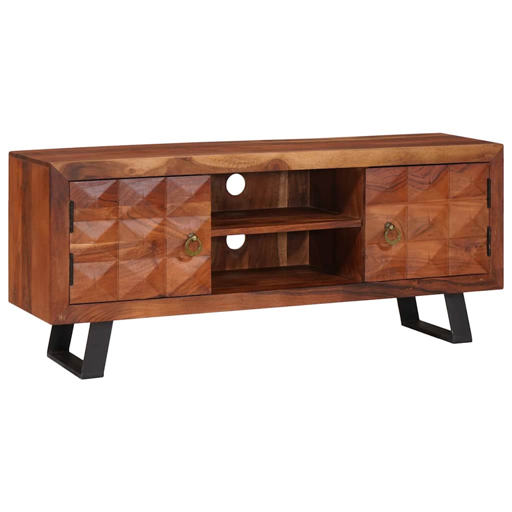 TV-skab honningfarvet 112 x 30 x 48 cm Massivt akacietræ