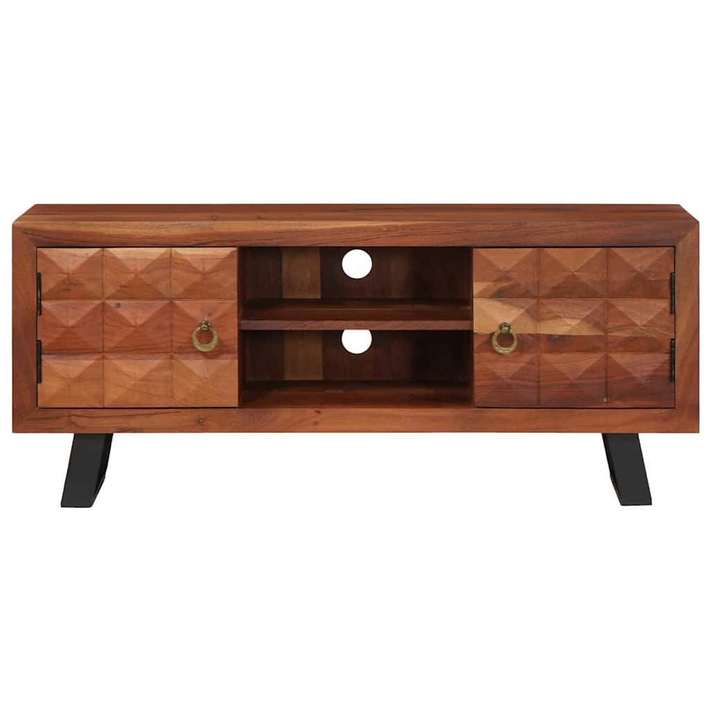 TV-skab honningfarvet 112 x 30 x 48 cm Massivt akacietræ