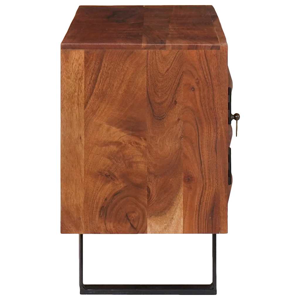 TV-skab honningfarvet 112 x 30 x 48 cm Massivt akacietræ