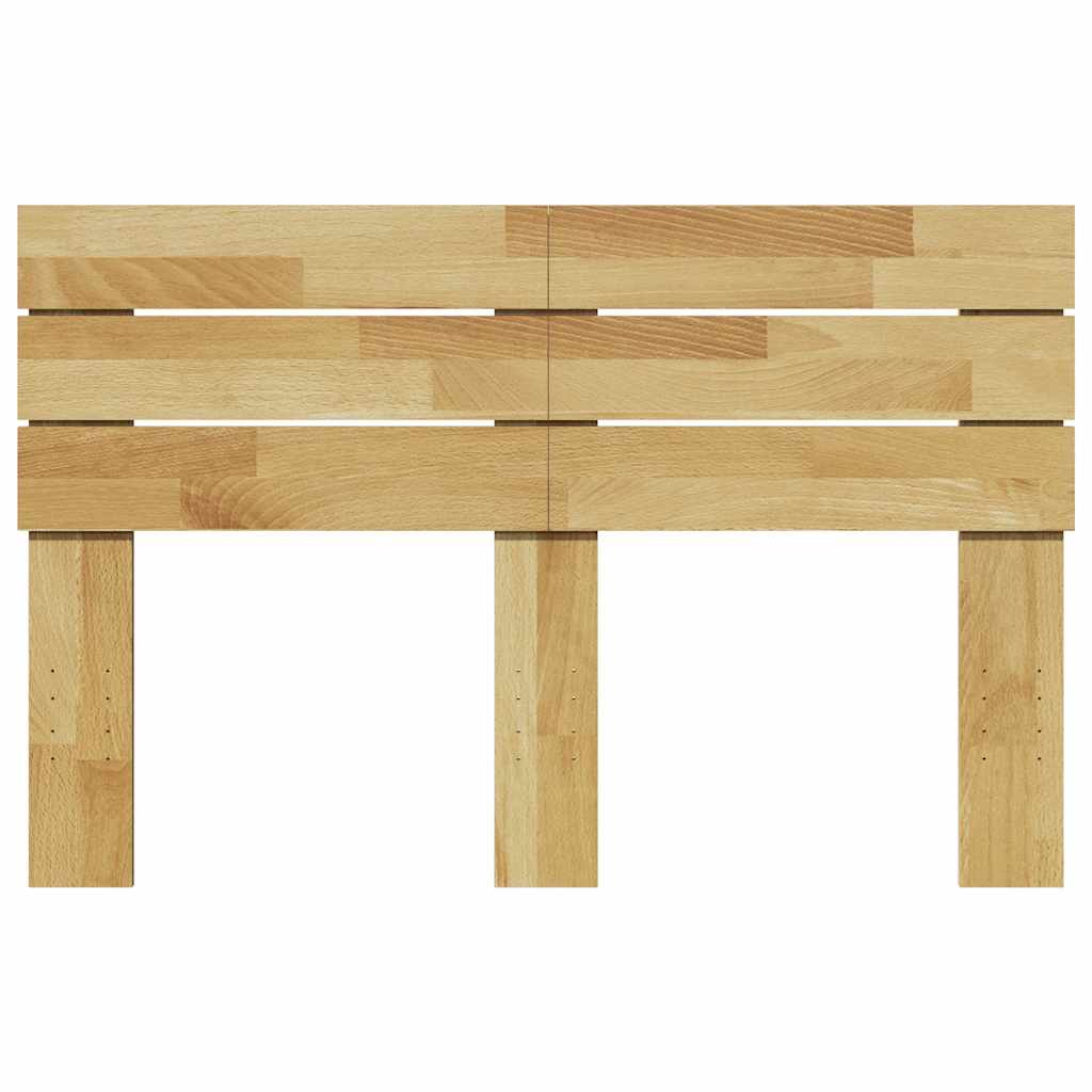 sengegavl 120 cm massivt træ eg