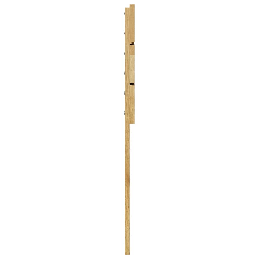 sengegavl 120 cm massivt træ eg