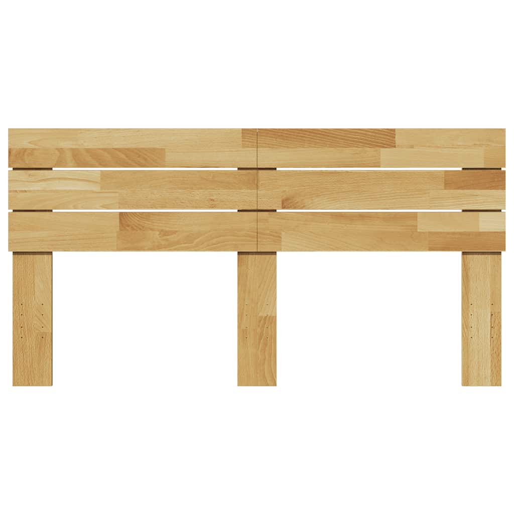 sengegavl 140 cm massivt træ eg