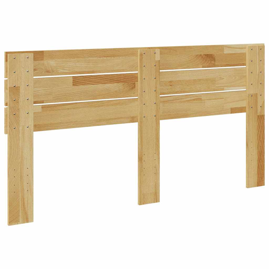 sengegavl 140 cm massivt træ eg