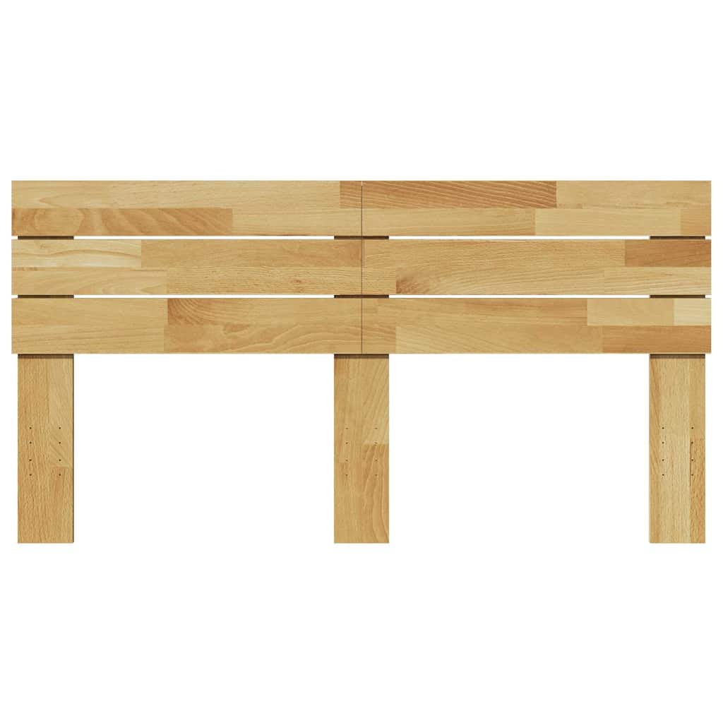 sengegavl 160 cm massivt træ eg