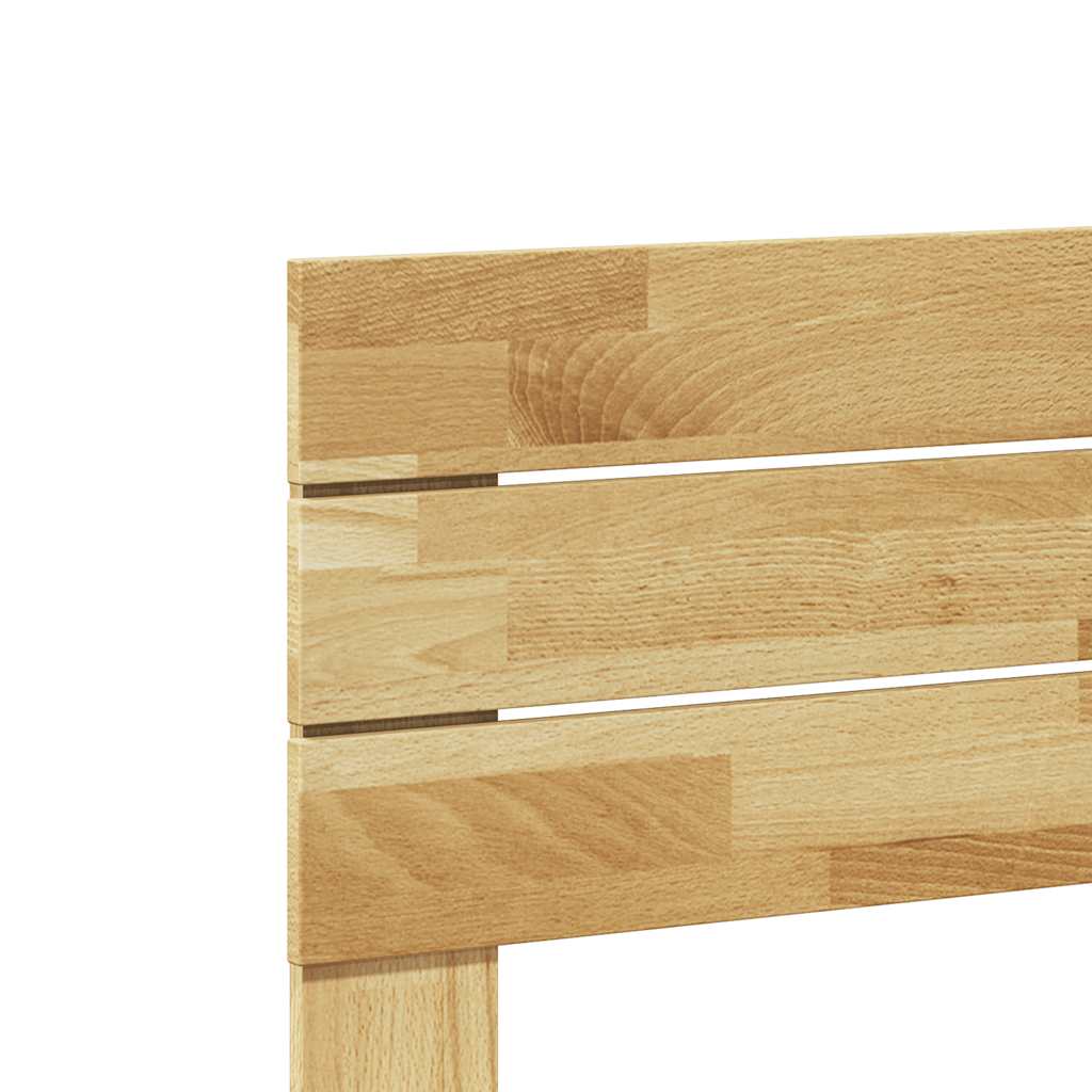 sengegavl 200 cm massivt træ eg