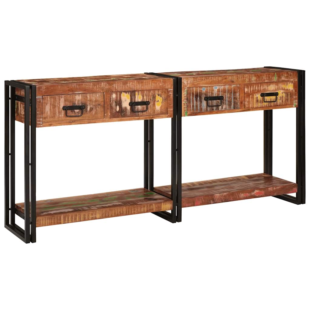 Konsolborde 2 stk. Flerfarvet 161 x 33 x 75 cm