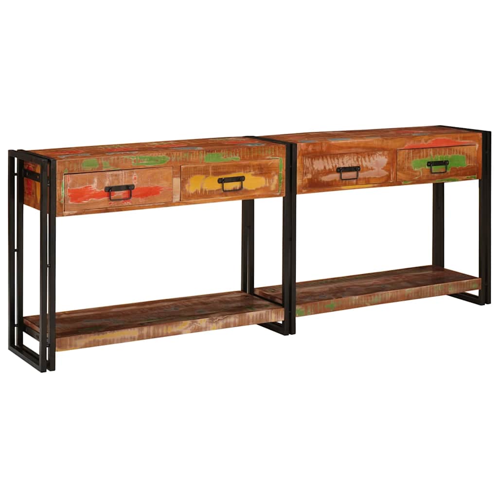 Konsolborde 2 stk. Flerfarvet 200 x 33 x 75 cm