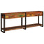 Konsolborde 2 stk. Flerfarvet 200 x 33 x 75 cm