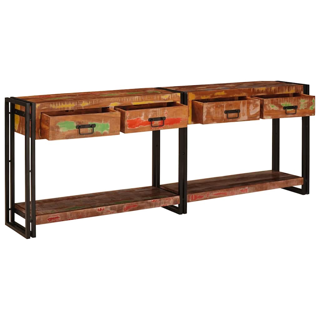Konsolborde 2 stk. Flerfarvet 200 x 33 x 75 cm