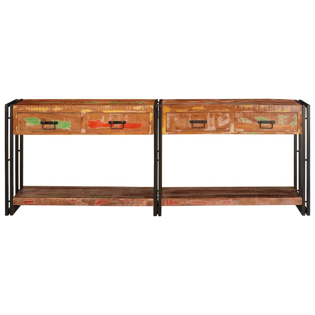 Konsolborde 2 stk. Flerfarvet 200 x 33 x 75 cm