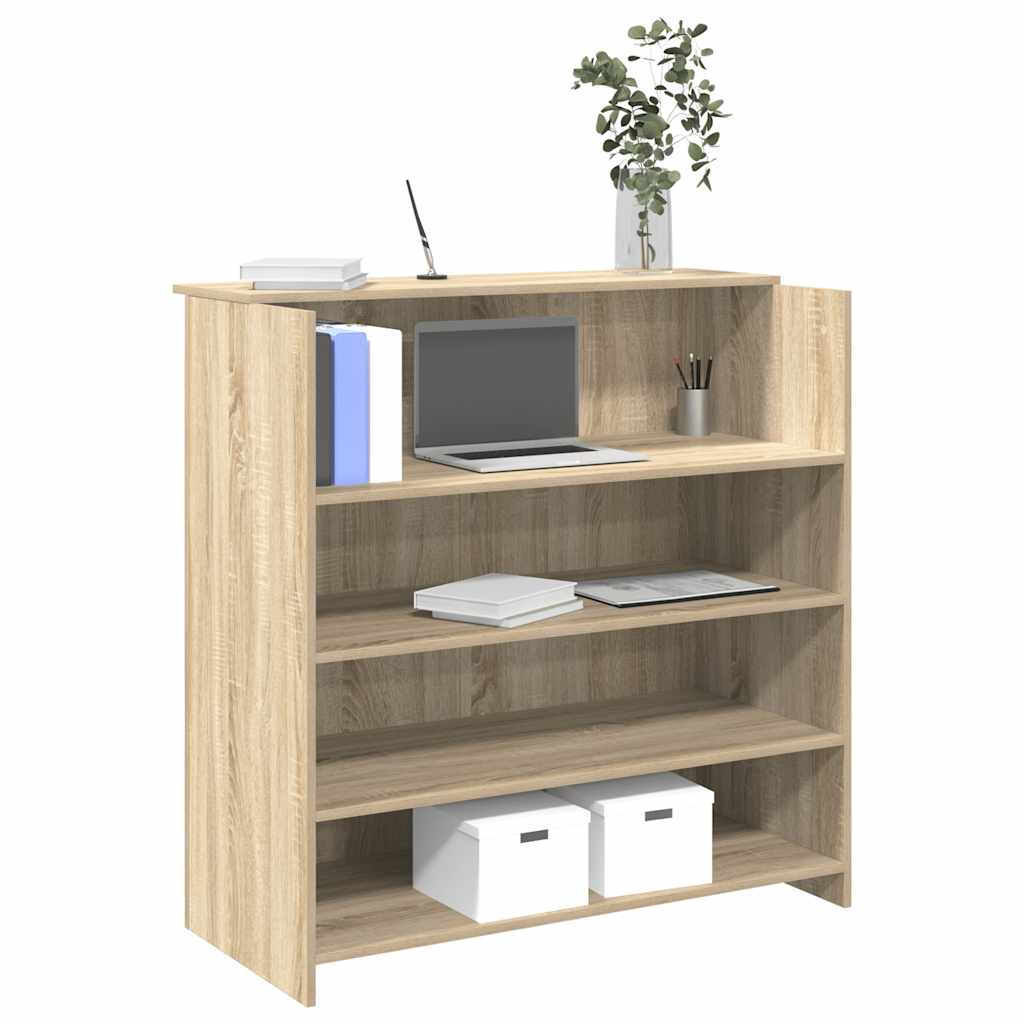 receptionsdisk Sonoma eg 100x50x103,5 cm konstrueret træ