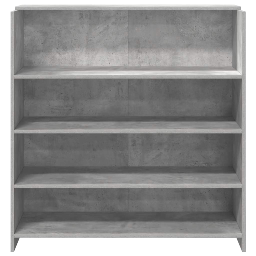 receptionsskranke 100x50x103,5 cm konstrueret træ beton grå