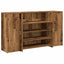 receptionsskranke 180x50x103,5 cm konstrueret træ antikt træ
